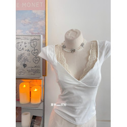 夏奈coco蕾絲吊帶內搭小胸美背無鋼圈內衣曡穿夏季薄款背心式文胸