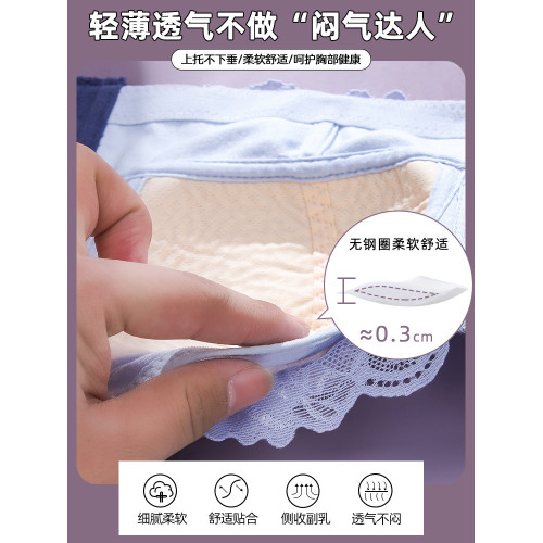 塑型調整型收副乳聚攏防下垂內衣女薄款大胸顯小胸大碼文胸無鋼圈