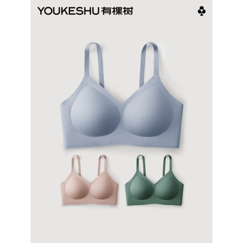 有棵樹內衣女軟支撐文胸春夏小胸聚攏無痕無鋼圈收副乳文胸胸罩女