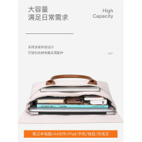 日本JP趙今麥同款手提電腦包適用蘋果聯想華爲小米筆電11~16寸通勤公文包