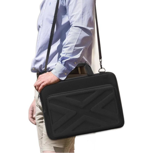 硬殼筆記型電腦包適用蘋果華爲Matebook14寸小米聯想13寸防震單肩斜背收納包15.6寸拯救者17寸r9000遊戯本包