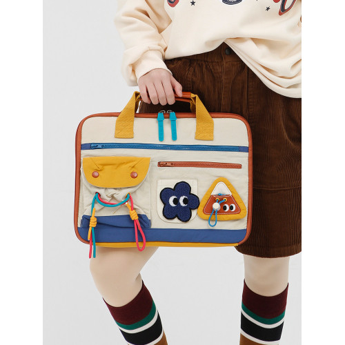 若素良品可愛學生通勤可攜式筆記型電腦手提公文收納包大小號14寸/16寸蘋果macbook華爲matebook