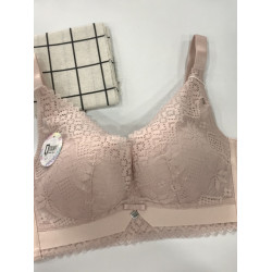 正品6827中厚B杯Q彈嬰兒親膚棉內衣無磁無鋼圈超聚攏收副乳文胸罩