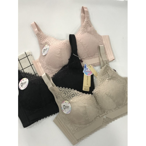 正品6827中厚B杯Q彈嬰兒親膚棉內衣無磁無鋼圈超聚攏收副乳文胸罩