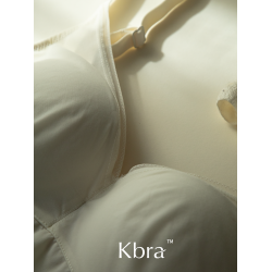 Kbra日本100%真絲桑蠶絲內衣女秋冬小胸聚攏防下垂收副乳透氣文胸