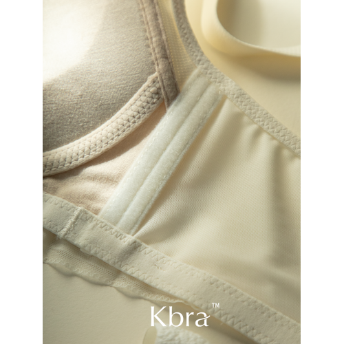 Kbra日本100%真絲桑蠶絲內衣女秋冬小胸聚攏防下垂收副乳透氣文胸