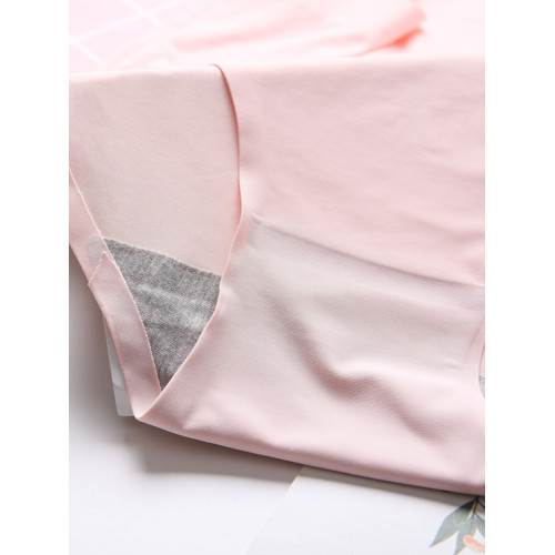 4條一片式無痕女內褲高腰收腹冰絲包臀塑身冰絲女士200斤三角內褲