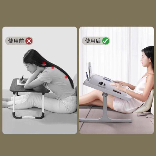 日本床上桌可折曡閲讀書桌飄窗看繪本寫字學生作業宿捨電腦桌