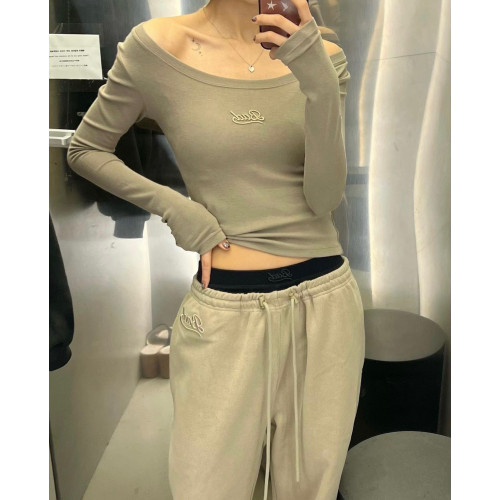 韓國badblood新款美式復古刺綉休閒寬鬆直筒長褲衛褲抽繩拖地褲