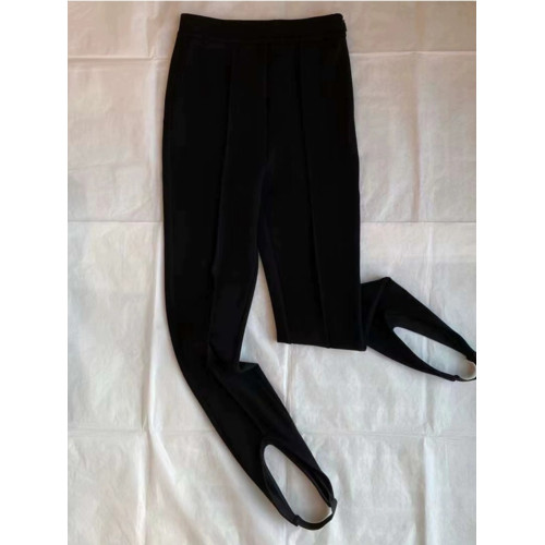 歐洲站2025年早春新品時髦復古蹬腳腿精緊致高密彈力塑形踩腳褲女