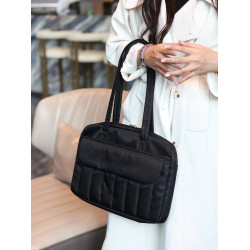 適用筆記型電腦包14寸手提女高顔值通勤單肩包蘋果macbookair/pro13.3聯想華爲15.6大容量16內膽