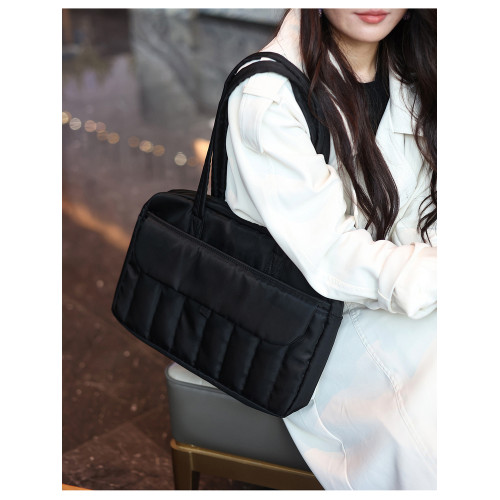 適用筆記型電腦包14寸手提女高顔值通勤單肩包蘋果macbookair/pro13.3聯想華爲15.6大容量16內膽