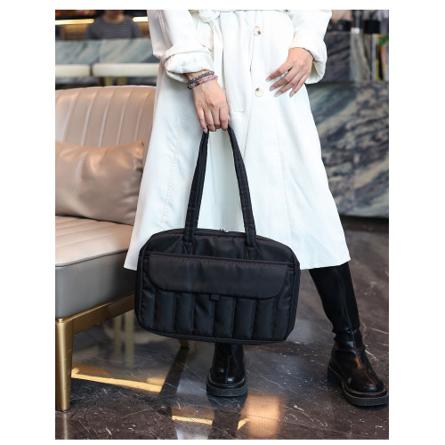 適用筆記型電腦包14寸手提女高顔值通勤單肩包蘋果macbookair/pro13.3聯想華爲15.6大容量16內膽