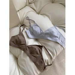 馨幫幫Bra 輕薄透氣兔耳杯小胸聚攏內衣女夏舒適防凸點無鋼圈文胸