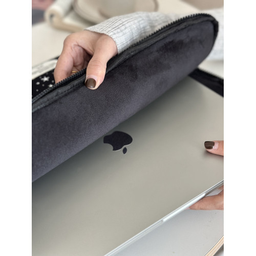 筆記型電腦包14寸2024新款韓國ins星星ipad包收納適用macbookair/pro13.3蘋果聯想華爲15.6內膽包16女
