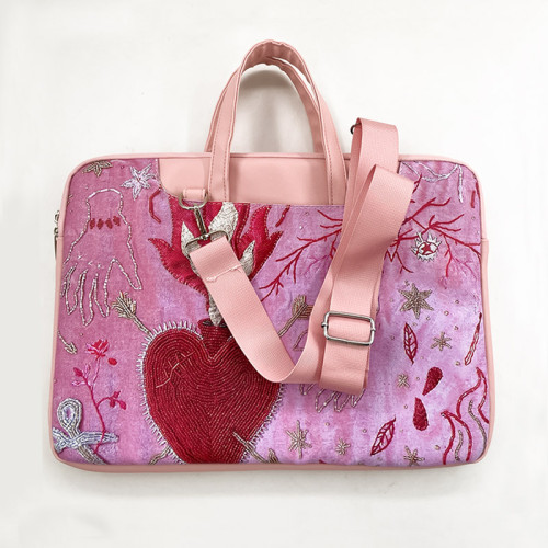 升級款手提斜背皮革電腦包男女適用蘋果Air13華爲matebook14聯想拯救者惠普戴爾小米17/16/15寸筆電內膽包