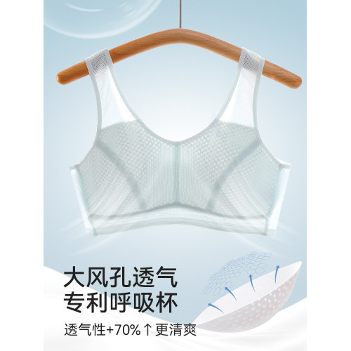 初高中生胖mm女孩加大碼軍訓內衣女大學生純棉夏薄款背心少女文胸