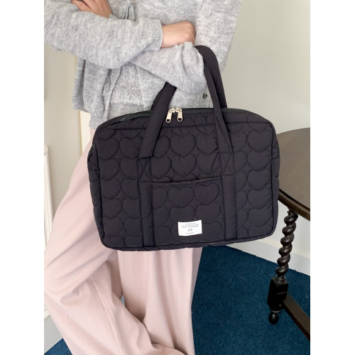 單肩包女高顔值通勤百搭大容量適用筆記型電腦14/16寸手提蘋果MacBookAir/Pro15聯想華爲內膽包