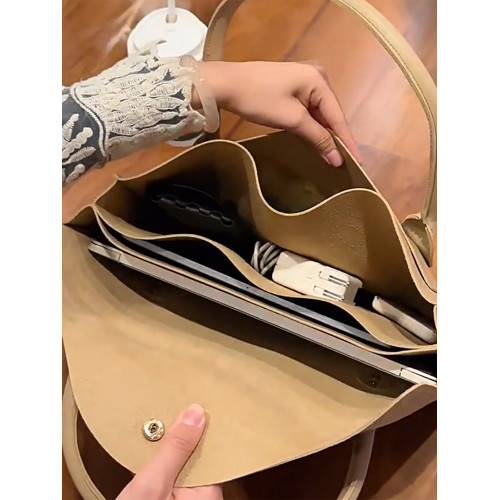 2025新款防水大容量筆記型電腦包適用華爲蘋果matebook air13.3寸14寸15寸16寸手提包筆電包上班通勤公文包