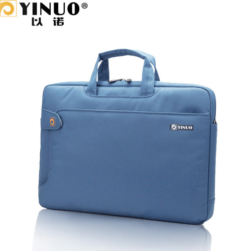 以諾適用於蘋果華爲12單肩14手提筆記型電腦包15.6包男女13.3寸