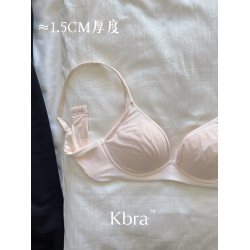 Kbra法式蕾絲內衣女細肩帶小胸聚攏女士胸罩無痕上托無鋼圈文胸