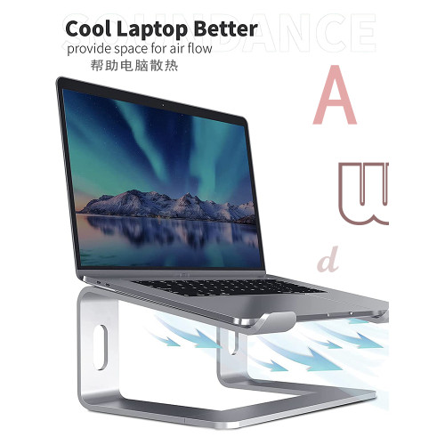 筆記型電腦支架立式鋁合金支架托手提散熱底座增高收納懶人支撐架