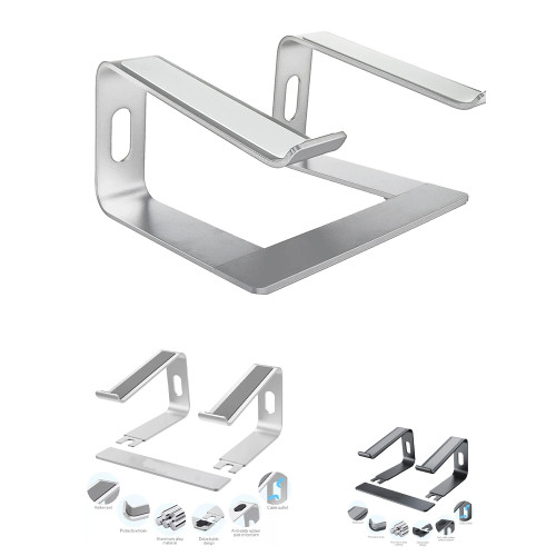 筆記型電腦支架立式鋁合金支架托手提散熱底座增高收納懶人支撐架