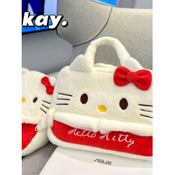 hellokitty筆記型電腦包女手提凱蒂貓蘋果macbook15點6英寸聯想小新air13.3華爲matebook14內膽包pro16保護套