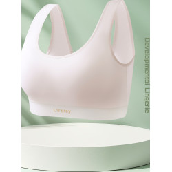 【13-18嵗階段莫代爾四季款】少女內衣固定杯薄杯初高中生無縫棉