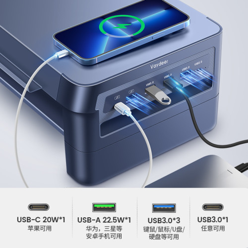鹿爲金屬桌上型電腦顯示器增高架加寬加高帶收納槽電競桌面螢幕支架
