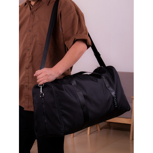 旅行包男士出差商務手提包單肩斜背後後背包超大容量行李袋帆布收納袋