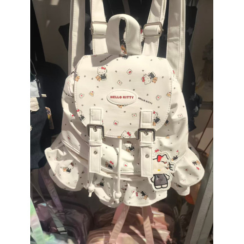 2025新款Kitty書包卡通百搭雙肩包少女可愛大容量通勤星星後後背包