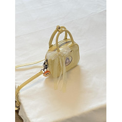 錢一波痛包｜啞光皮質放穀子吧唧小卡小方包二次元追星手提斜後後背包