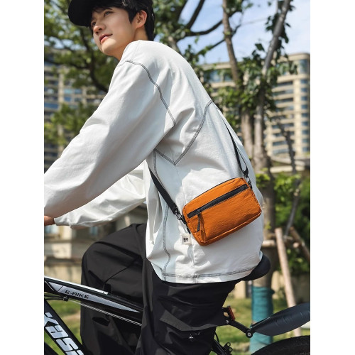 手機小挎包男士夏天隨身小包男款輕便青少年外出斜後後背包包女款小型