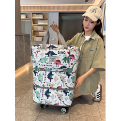 旅行包大容量可折疊帶輪行李袋手提待産包收納袋旅行袋運動健身包