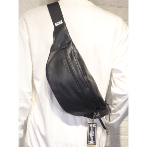 how2play潮牌個性男士胸包 時尚日韓斜背單肩包 男大容量斜背腰包