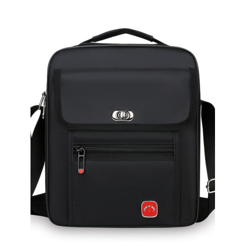 男士休閒單肩包多層耐用斜後後背包大容量商務休閒男包牛津布時尚後後背包