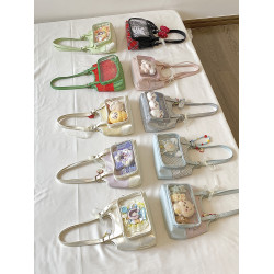 準備上岸的錢一波|小清新二次元穀子單肩包10cm娃包痛包日常百搭