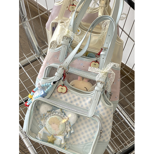 準備上岸的錢一波|小清新二次元穀子單肩包10cm娃包痛包日常百搭