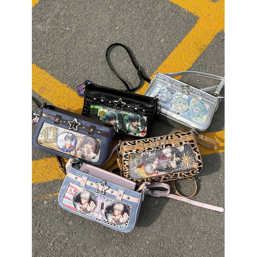 嗚咚小鋪原創百搭斜背透明小食量吧唧二次元痛包包女【荒野甜心】