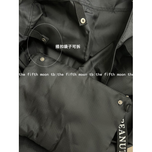 thefifthmoon可愛卡通小狗大容量旅行袋含可拆內袋衣物收納包可攜式