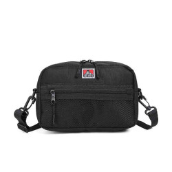 bendavis斜後後背包單肩包日系工裝潮流後後背包男女郵差包街頭休閒帆布包