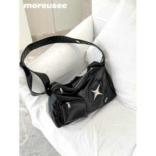 木與石包包男包黑色單肩斜後後背包女大容量健身包機車包通勤托特包