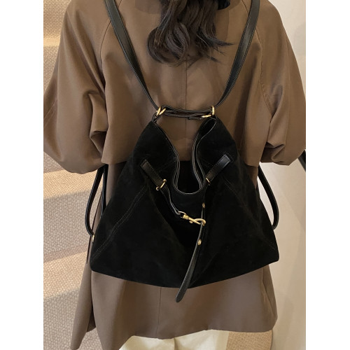 秋冬上班通勤托特包雙肩包包女2024新款復古時尚磨砂大容量單肩包 秋冬上班通勤托特包雙肩包包女2024新款復古時尚磨砂大容量單肩包