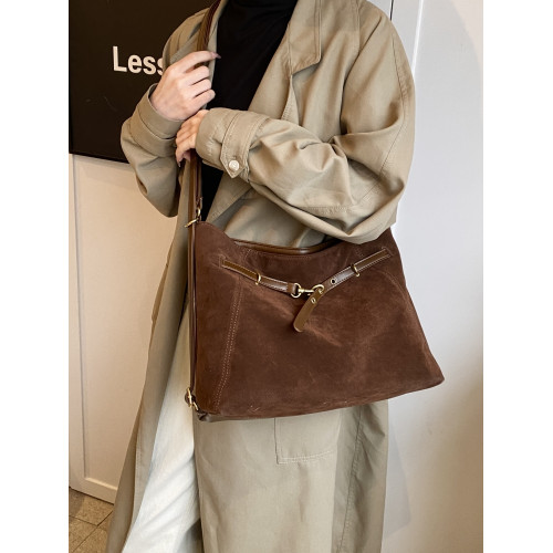 秋冬上班通勤托特包雙肩包包女2024新款復古時尚磨砂大容量單肩包 秋冬上班通勤托特包雙肩包包女2024新款復古時尚磨砂大容量單肩包