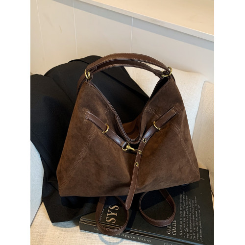 秋冬上班通勤托特包雙肩包包女2024新款復古時尚磨砂大容量單肩包 秋冬上班通勤托特包雙肩包包女2024新款復古時尚磨砂大容量單肩包