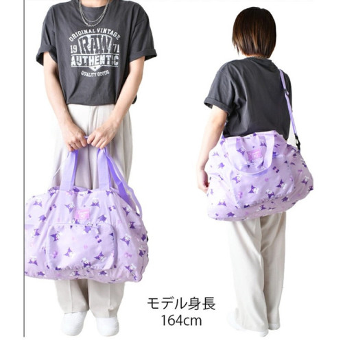 日系卡通旅行包庫洛米玉桂狗折曡旅行袋外出旅遊可攜式大容量收納袋 日系卡通旅行包庫洛米玉桂狗折曡旅行袋外出旅遊可攜式大容量收納袋