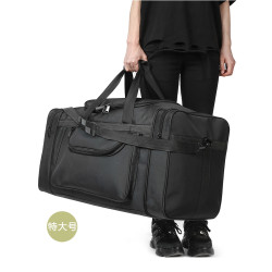 超大容量手提旅行包男士旅遊包行李袋戶外搬家裝衣服打工後後背包布袋