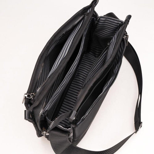 男包單肩包男士包包斜背商務休閒牛津布斜背小後後背包時尚百搭公文包