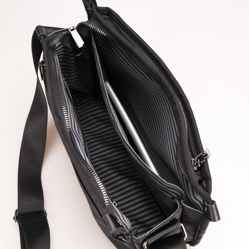 男包單肩包男士包包斜背商務休閒牛津布斜背小後後背包時尚百搭公文包